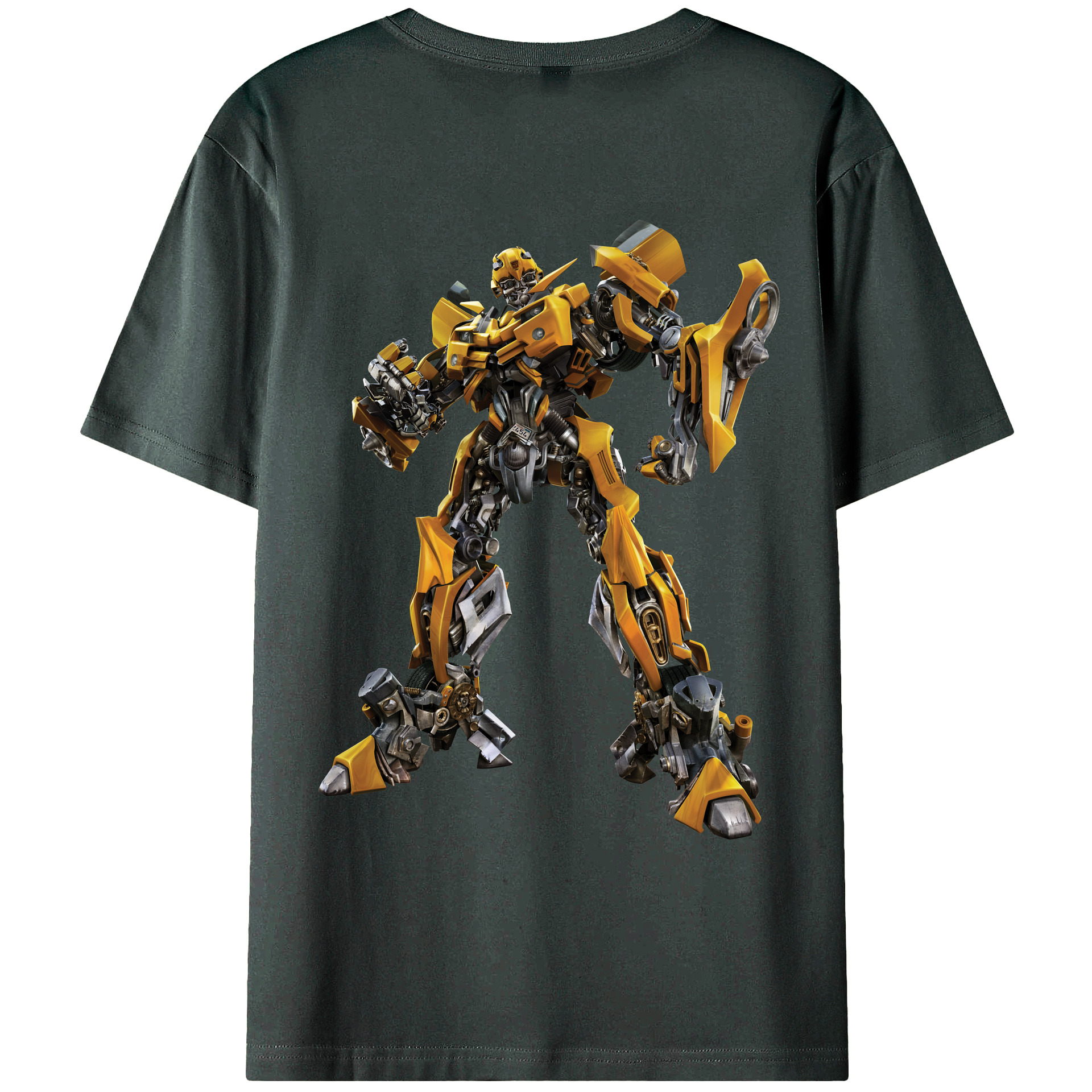 （画像用）  綿100％ メンズ半袖Tシャツ（バックプリント） 通気性